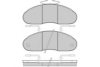 NISSA 069031000 Brake Pad Set, disc brake